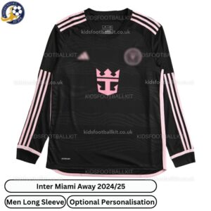 Inter Miami Away Men Football Shirt 2024_25 (Long Sleeve)-front view