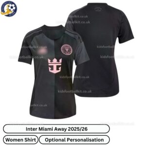Inter Miami Away Women Football Shirt 2025_26-over view
