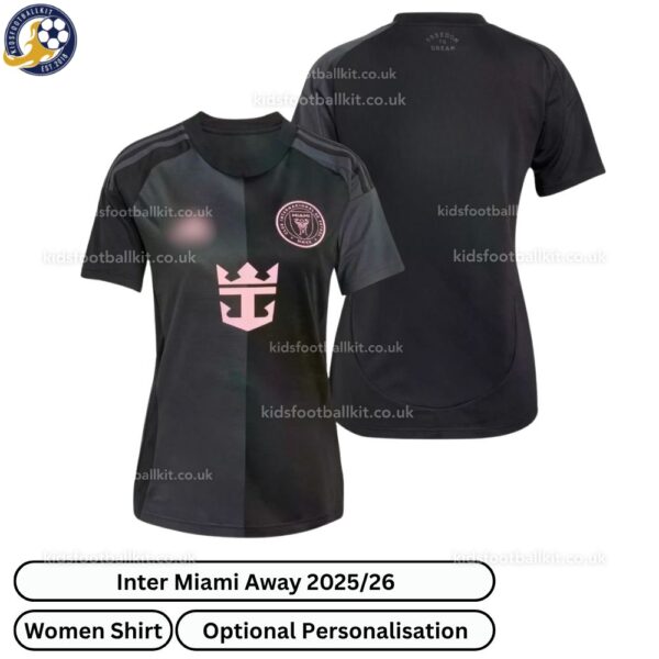Inter Miami Away Women Football Shirt 2025_26-over view