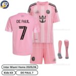 Inter Miami Home Football Kit 2025_26 – DE PAUL 7 -over view with socks