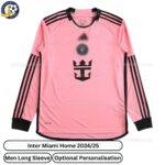 Inter Miami Home Men Football Shirt 2024_25 (Long Sleeve)-front view