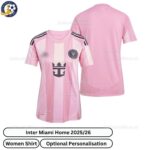 Inter Miami Home Women Football Shirt 2025_26-over view