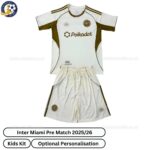 Inter Miami Pre Match Kids Football Kit 2025_26 -front view