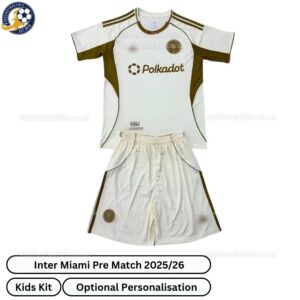 Inter Miami Pre Match Kids Football Kit 2025_26 -front view