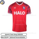 Ipswich Town Away Men Football Shirt 2025_26-front view