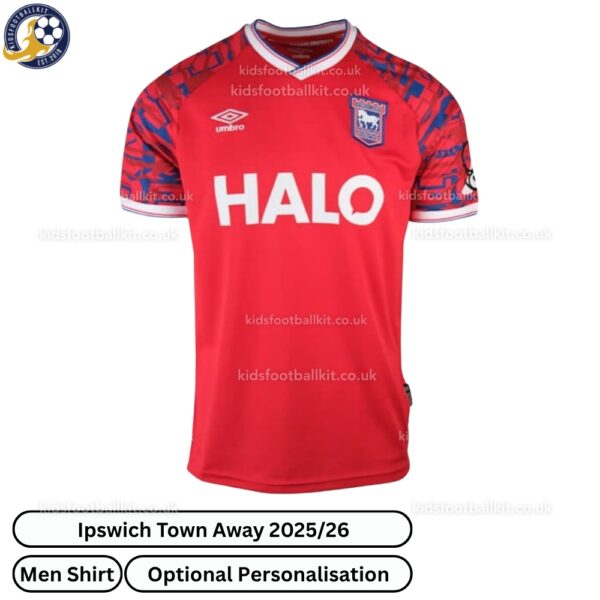 Ipswich Town Away Men Football Shirt 2025_26-front view