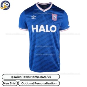Ipswich Town Home Men Football Shirt 2025_26-front view