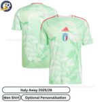 Italy Away Men Football Shirt 2025_26-over view
