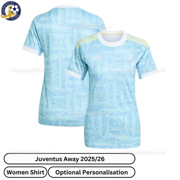 Juventus Away Women Football Shirt 2025_26-over view