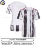 Juventus Home Women Football Shirt 2025_26-over view