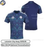 Leicester City Away Men Football Shirt 202526 - over view