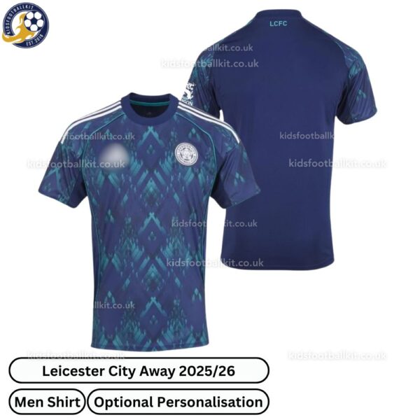 Leicester City Away Men Football Shirt 202526 - over view