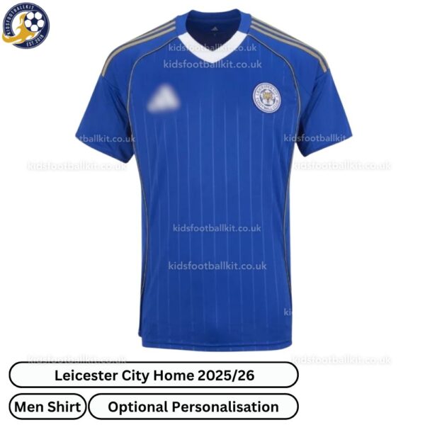 Leicester City Home Men Football Shirt 2025_26-front view