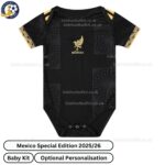 Mexico Special Edition Baby Football Kit 2025_26 – Black-front view