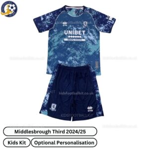 Middlesbrough Third Kids Football Kit 2024_25-front view