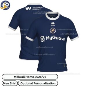 Millwall Home Men Football Shirt 2025_26-over view