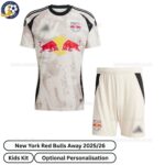 New York Red Bulls Away Kids Football Kit 2025_26 (No Socks) – Fan Version-front view