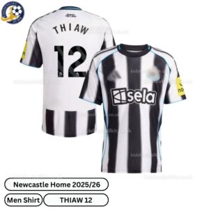 Newcastle United Home Men Football Shirt 2025_26 – THIAW 12-over view