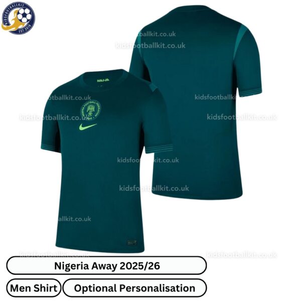 Nigeria Away Men Football Shirt 2025_26-over view