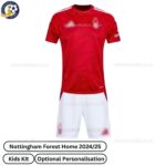 Nottingham Forest Home Kids Football Kit 2024_25 - front view