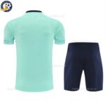 Olympique Marseille Green Training Kids Football Kit 2025_26 -back view