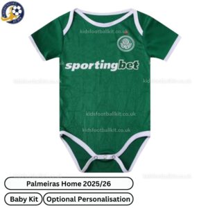 Palmeiras Home Baby Football Kit 25_26-front view