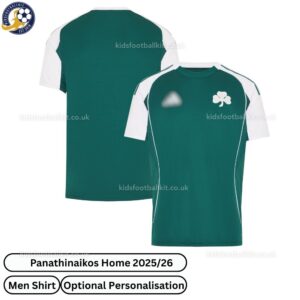 Panathinaikos Home Men Football Shirt 25_26 - over view