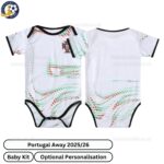 Portugal Away Baby Football Kit 2025_26-over view