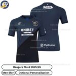 Rangers Third Men Football Shirt 2025_26-over view