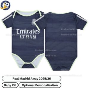 Real Madrid Away Baby Football Kit 2025_26-over view