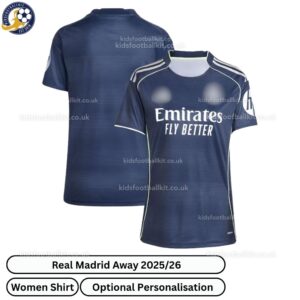 Real Madrid Away Women Football Shirt 2025_26 - over view