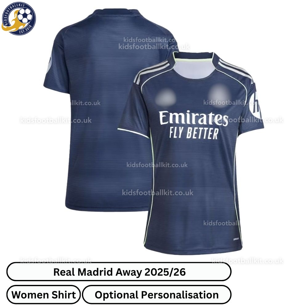 Real Madrid Away Women Football Shirt 2025/26