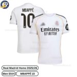 Real Madrid Home Men Football Shirt 2025_26 – MBAPPÉ 10-over view
