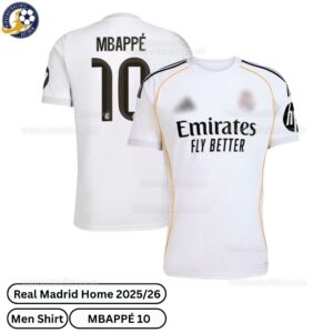 Real Madrid Home Men Football Shirt 2025_26 – MBAPPÉ 10-over view