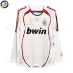 Retro AC Milan Away Men Football Shirt 2006_07 Long Sleeve-front view