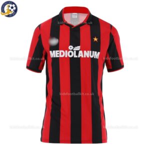 Retro AC Milan Home Men Football Shirt 1991_92-front view