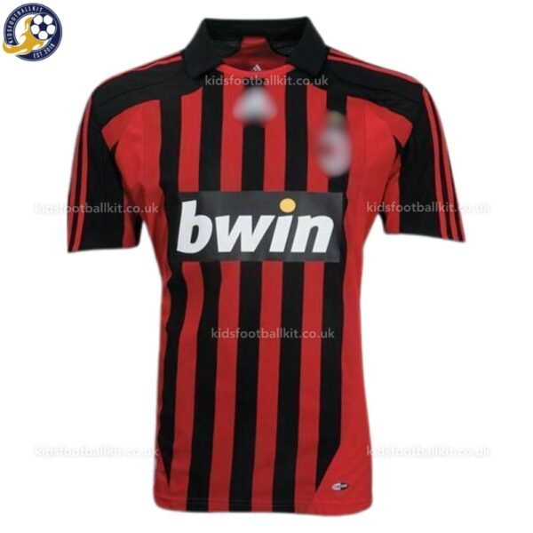 Retro AC Milan Home Men Football Shirt 2007_08-front view