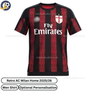 Retro AC Milan Home Men Shirt 2015_16 - front view