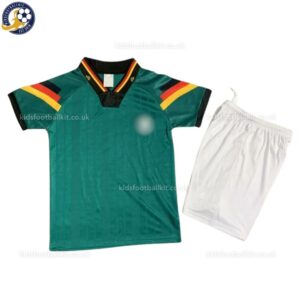 Retro Germany Away Kids Football Kit 1992-front view