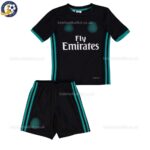 Retro Real Madrid Away Kids Football Kit 2017_18 - front view