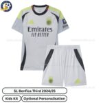 SL Benfica Third Kids Football Kit 2024_25 (No Socks)-front view