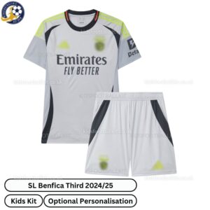 SL Benfica Third Kids Football Kit 2024_25 (No Socks)-front view
