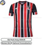 São Paulo Away Women Football Shirt 2024_25-front view