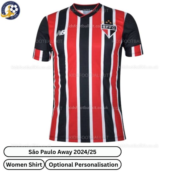 São Paulo Away Women Football Shirt 2024_25-front view