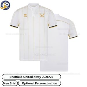 Sheffield United Away Men Football Shirt 2025_26-over view