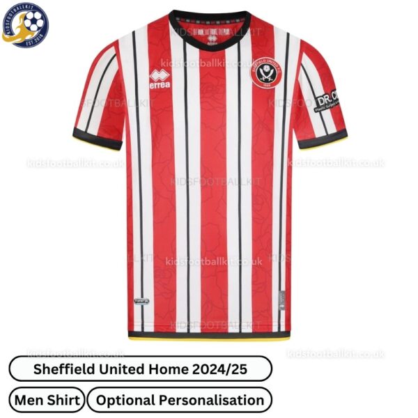 Sheffield United Home Men Football Shirt 2024_25-front view