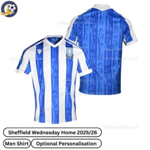 Sheffield Wednesday Home Men Football Shirt 2025_26-over view