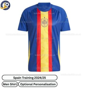Spain Training Men Football Shirt 2024_25-front view