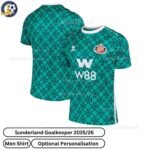 Sunderland Goalkeeper Men Football Shirt 2025_26-over view