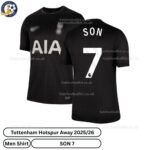Tottenham Hotspur Away Men Football Shirt 2025_26 – SON 7-over view
